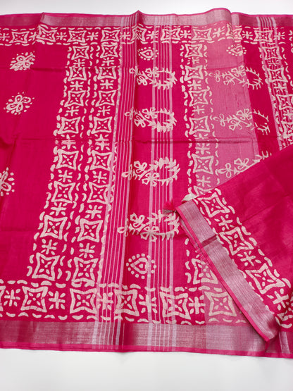 FANCY LENIN SAREE