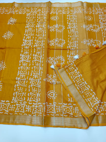 FANCY LENIN SAREE