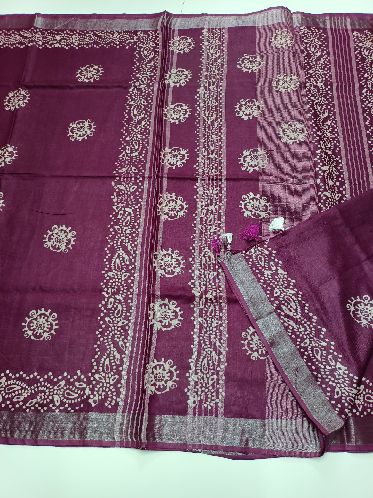 FANCY LENIN SAREE