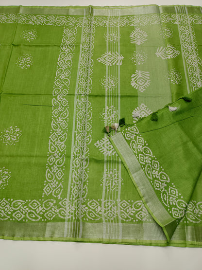 FANCY LENIN SAREE