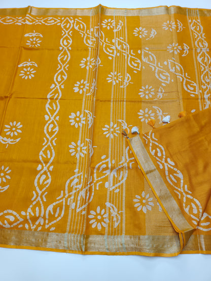 FANCY LENIN SAREE
