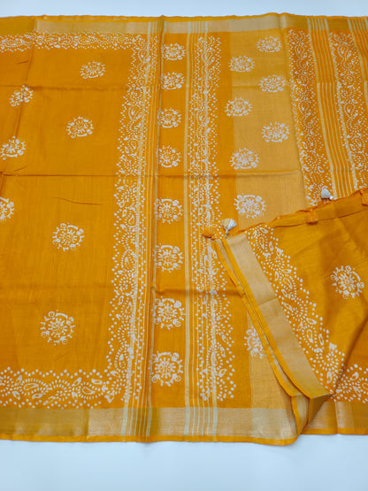FANCY LENIN SAREE