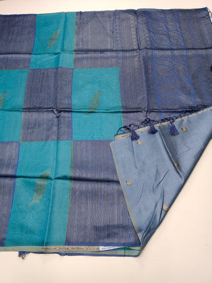 FANCY TUSSER SILK SAREE