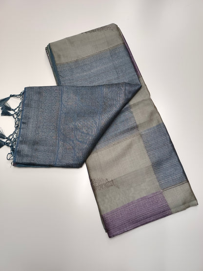 FANCY TUSSER SILK SAREE