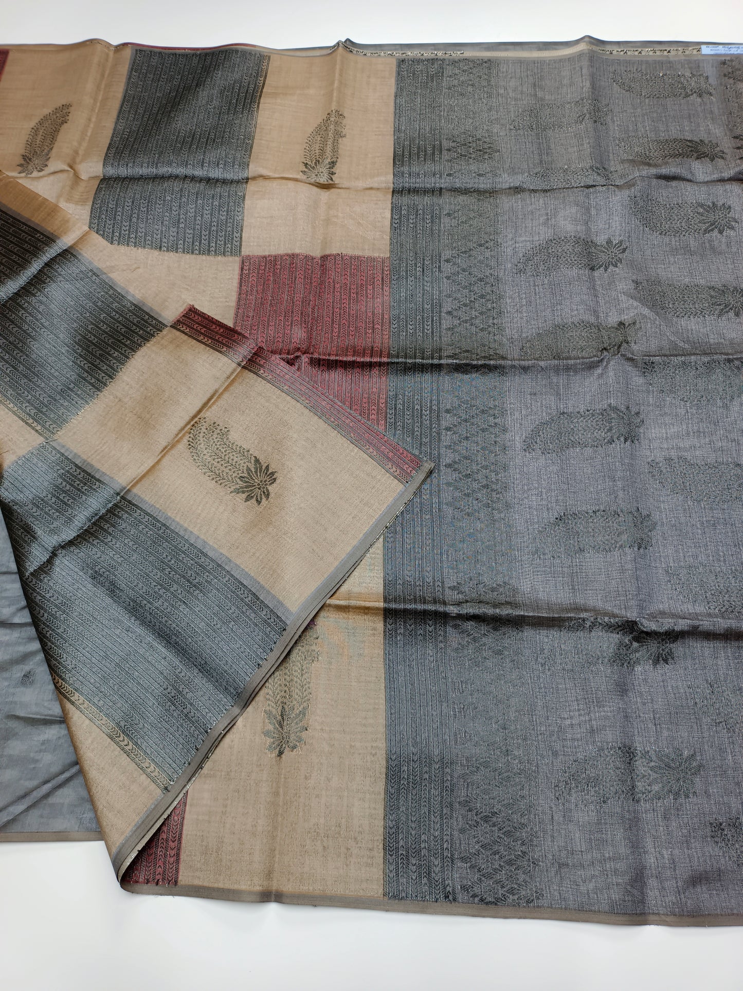 FANCY TUSSER SILK SAREE
