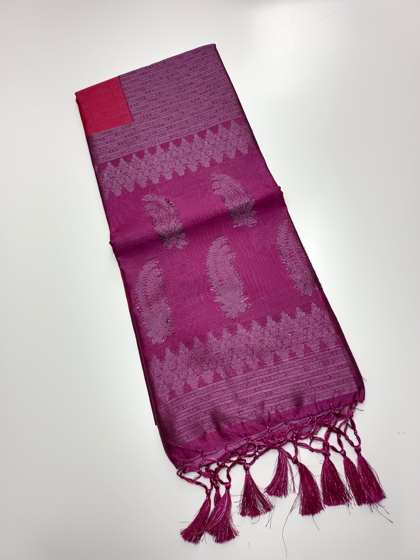 FANCY TUSSER SILK SAREE