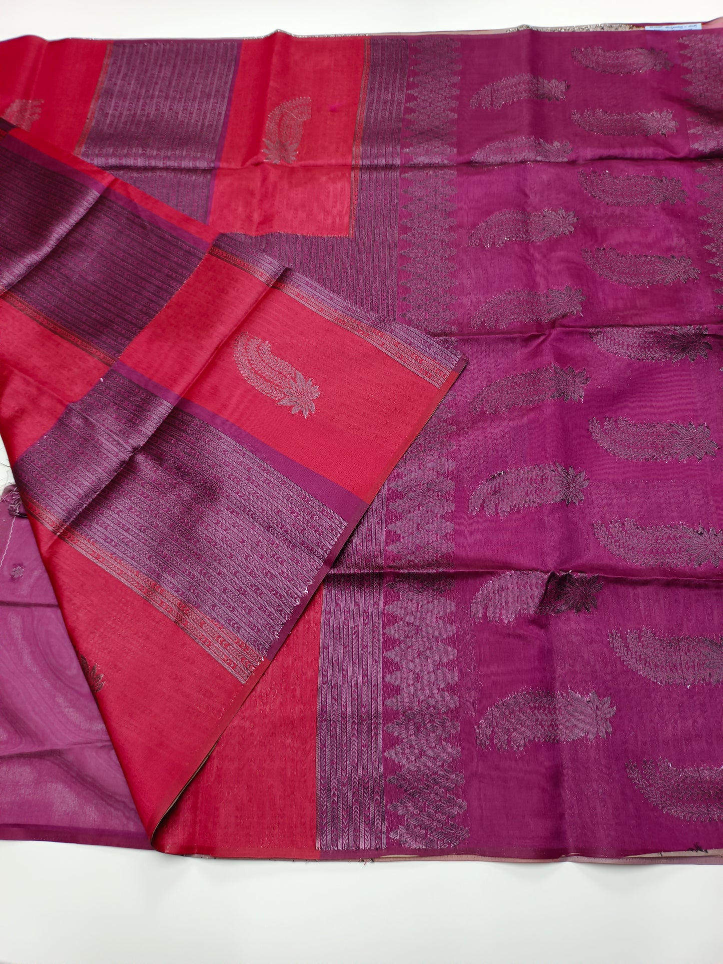 FANCY TUSSER SILK SAREE