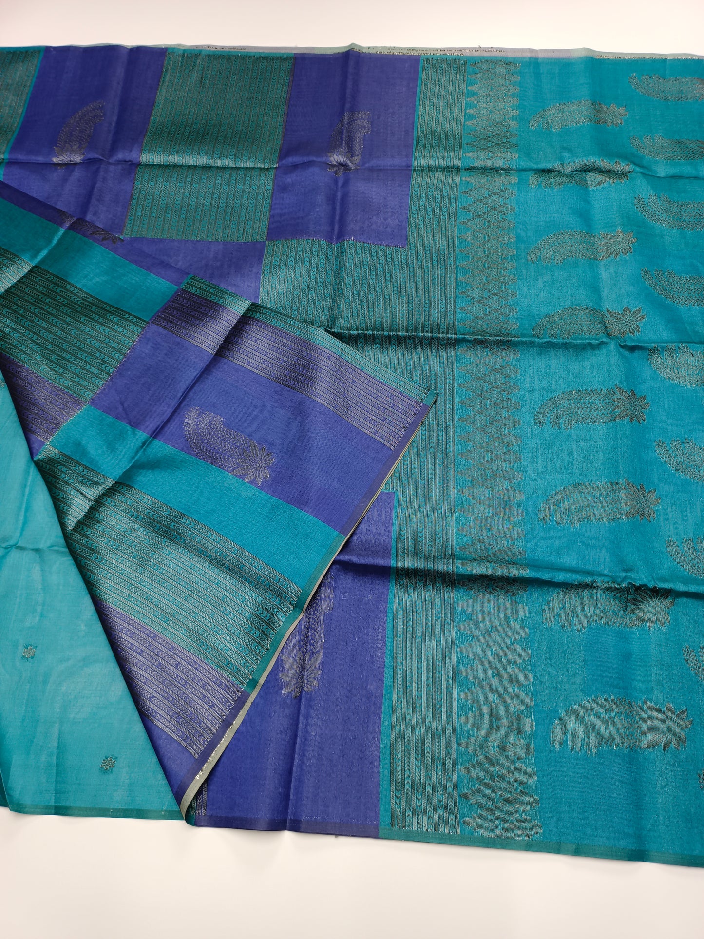 FANCY TUSSER SILK SAREE