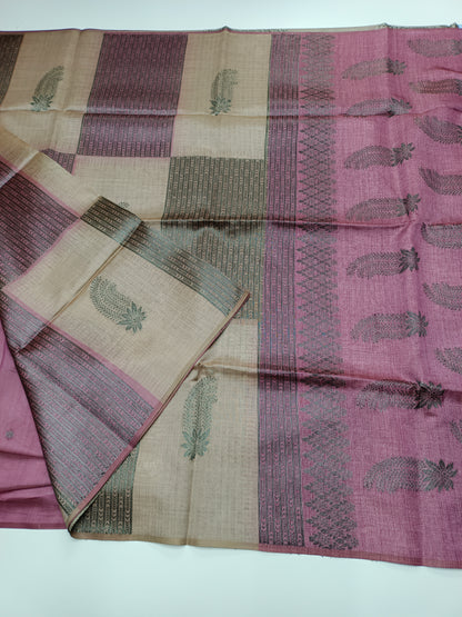 FANCY TUSSER SILK SAREE