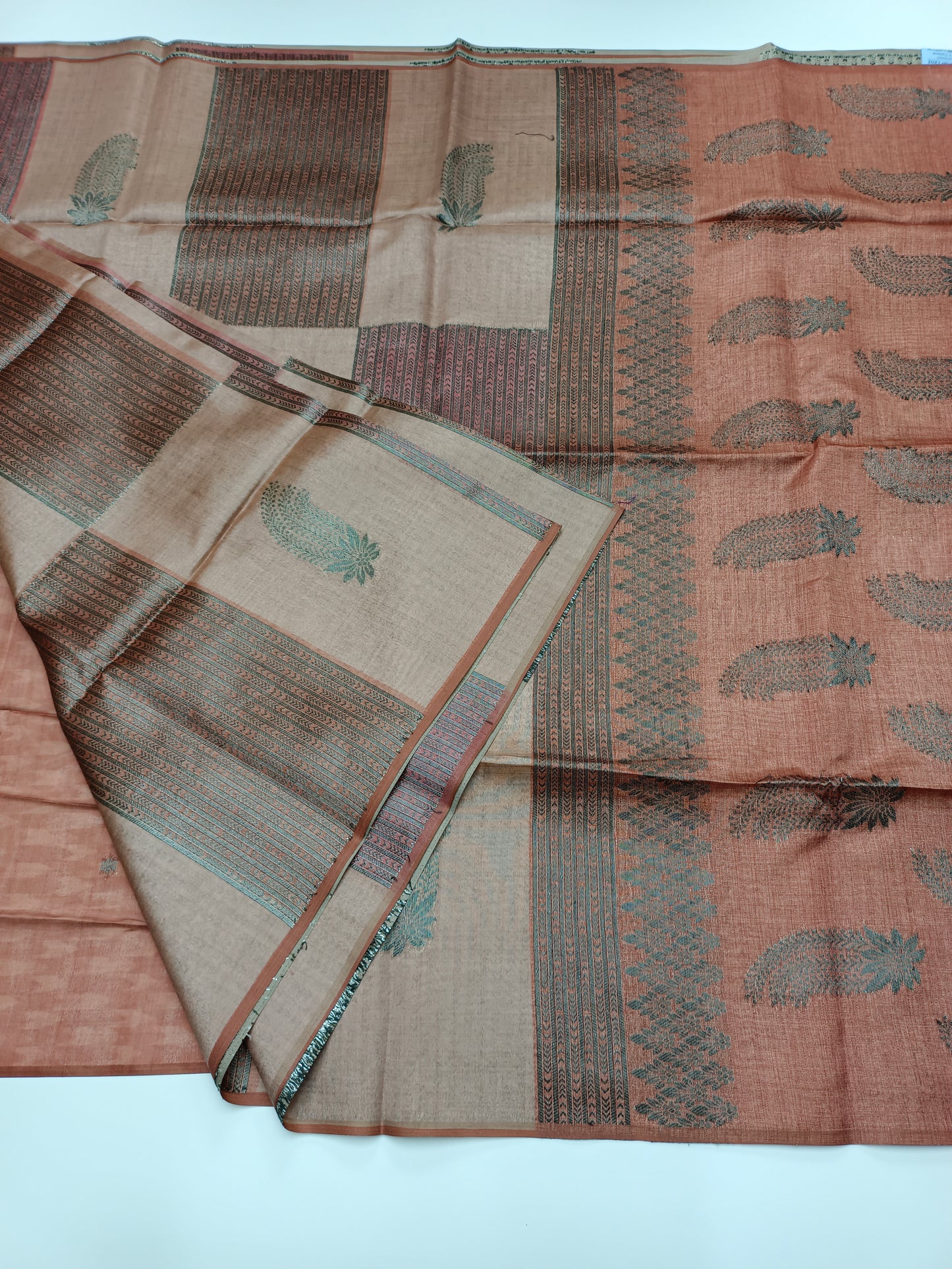 FANCY TUSSER SILK SAREE
