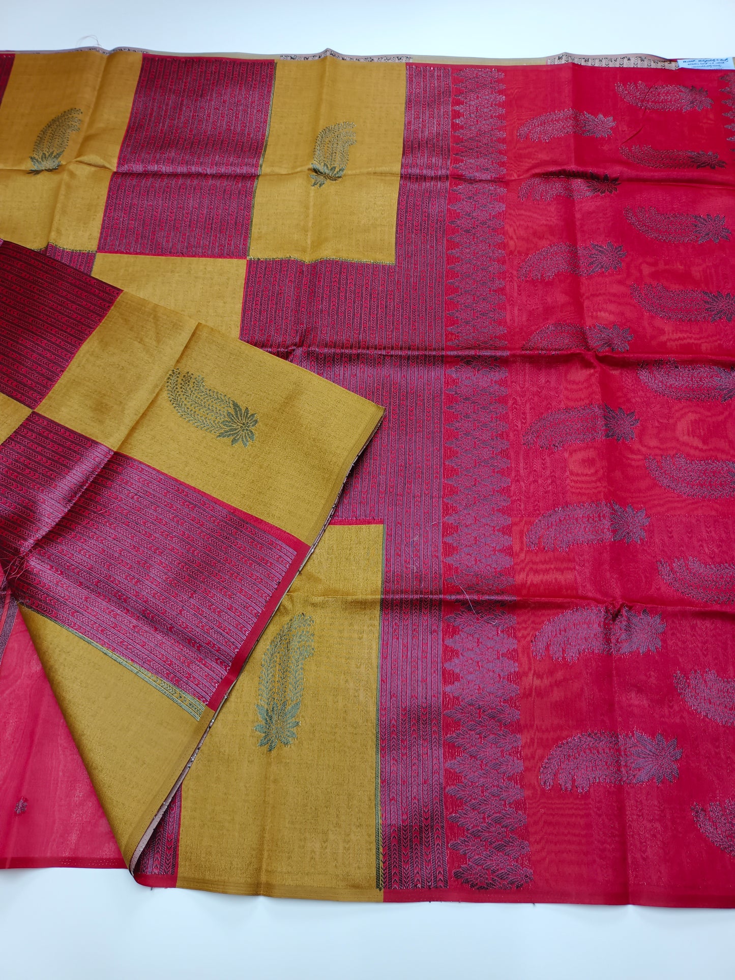 FANCY TUSSER SILK SAREE
