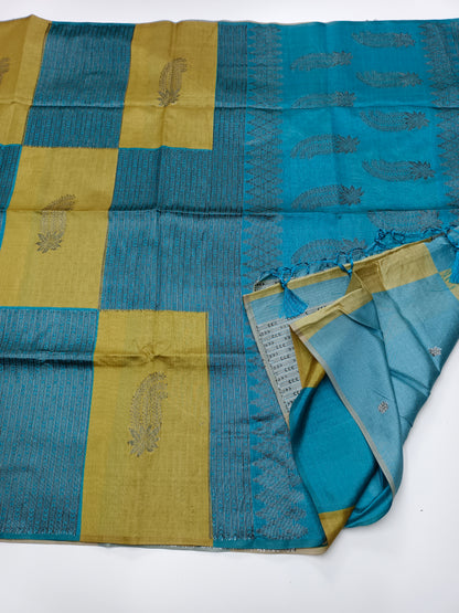 FANCY TUSSER SILK SAREE