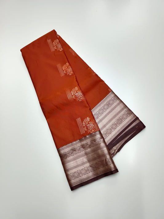 KANCHIPURAM SEMI SILK SAREE