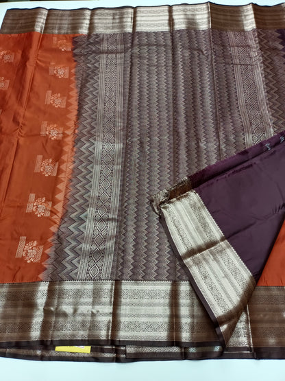 KANCHIPURAM SEMI SILK SAREE