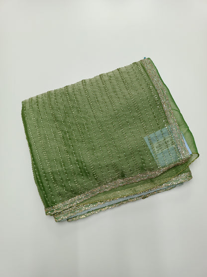 FANCY WORK SAREE
