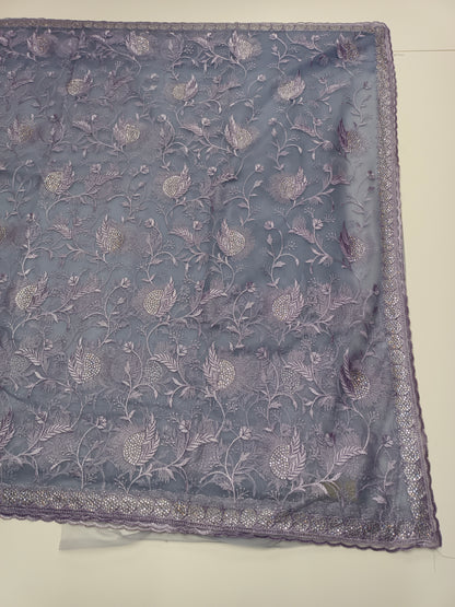 FANCY NETED WORK SAREE