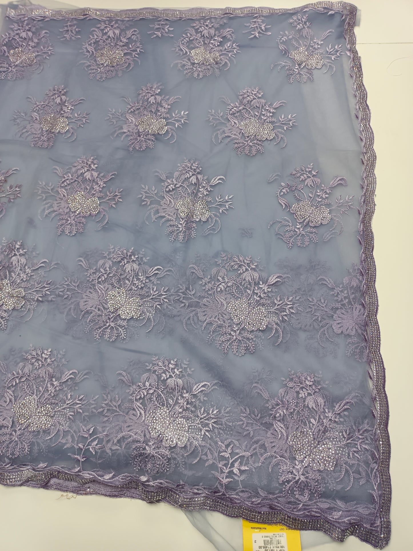 FANCY NETED WORK SAREE