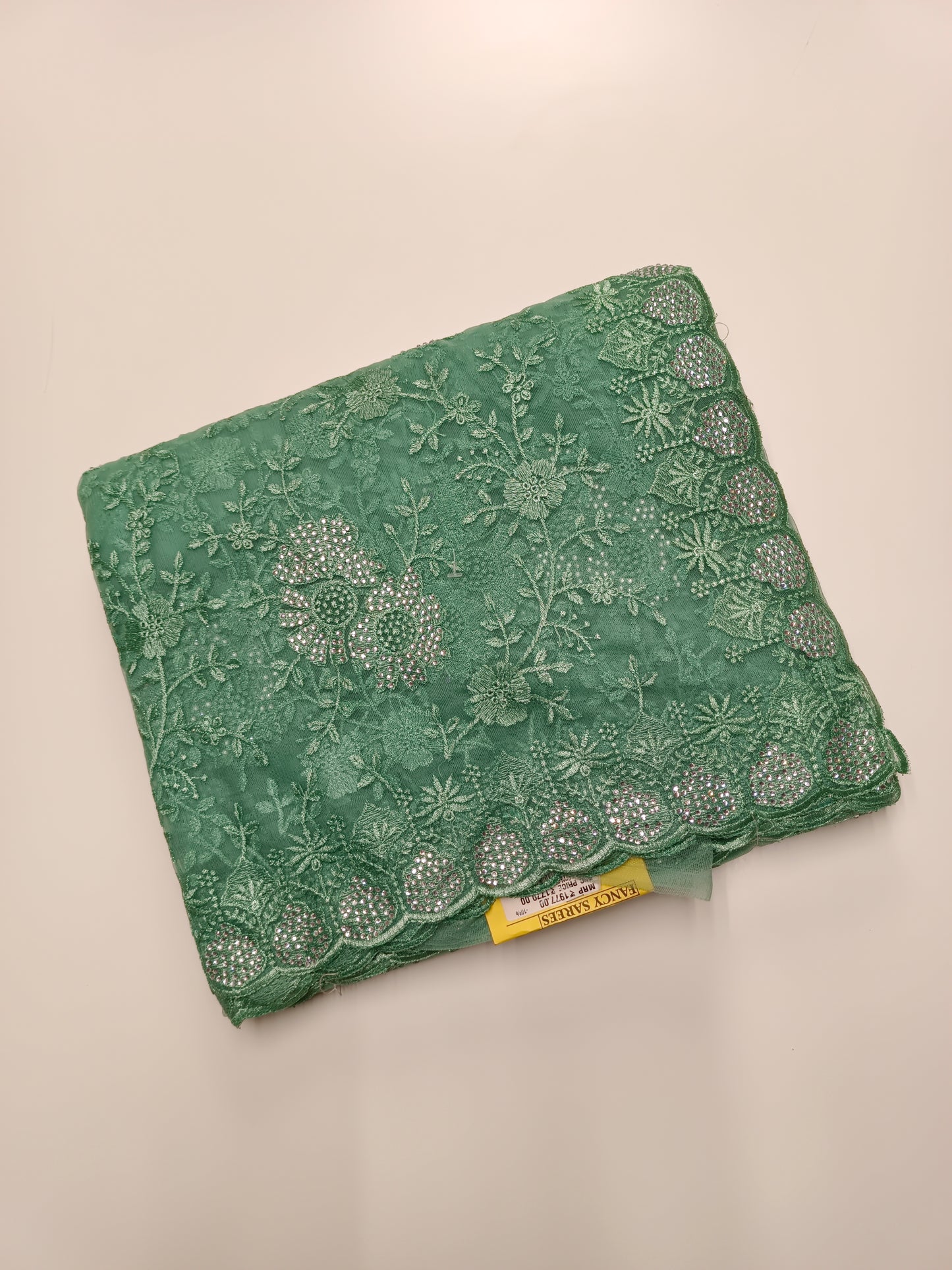 FANCY NETED WORK SAREE
