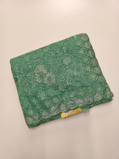 FANCY NETED WORK SAREE