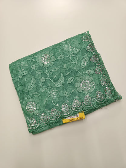 FANCY NETED WORK SAREE