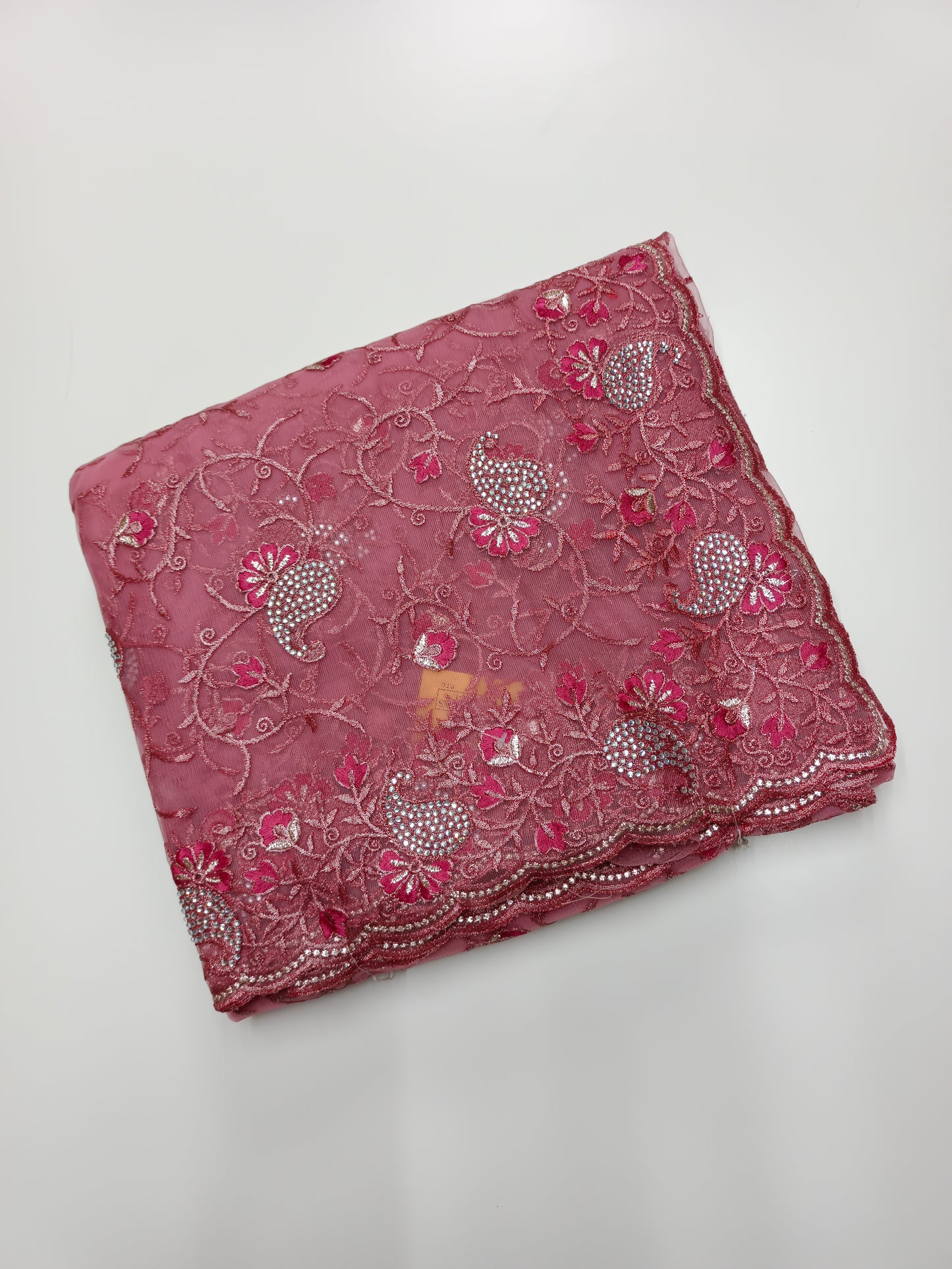 FANCY NETED WORK SAREE
