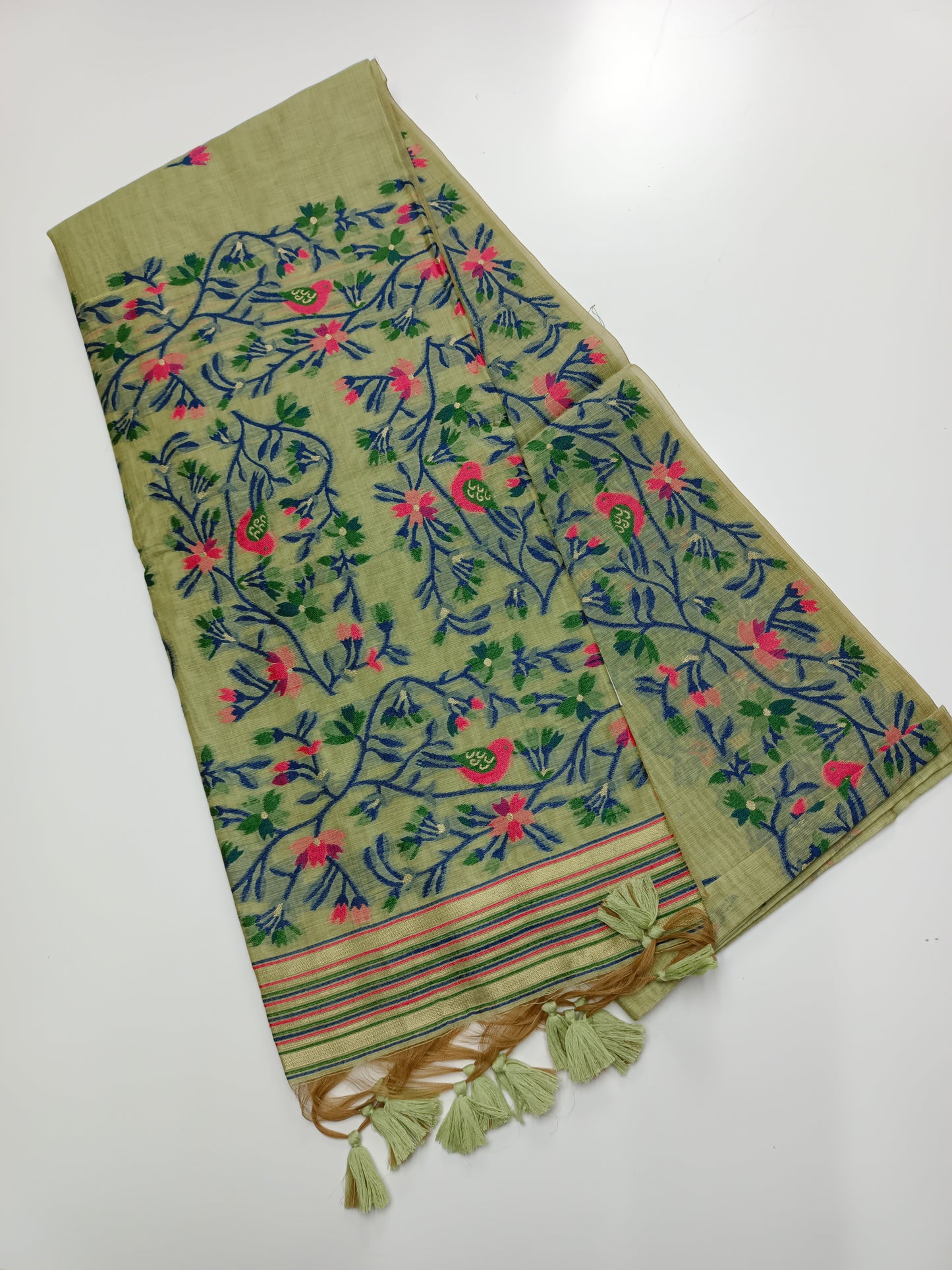 FANCY JAMDHANI COTTON SAREE