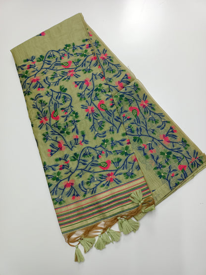 FANCY JAMDHANI COTTON SAREE
