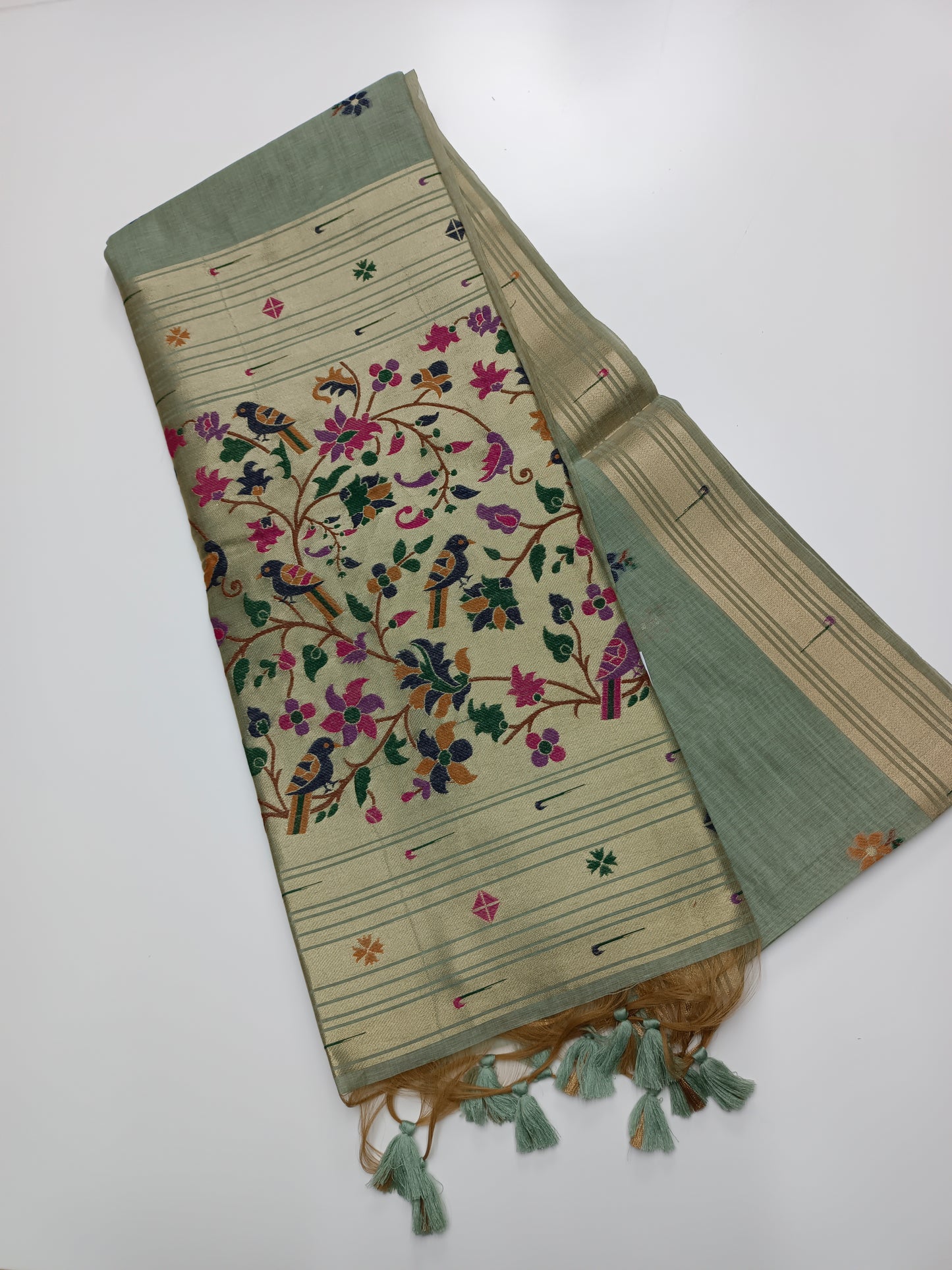 FANCY JAMDHANI COTTON SAREE