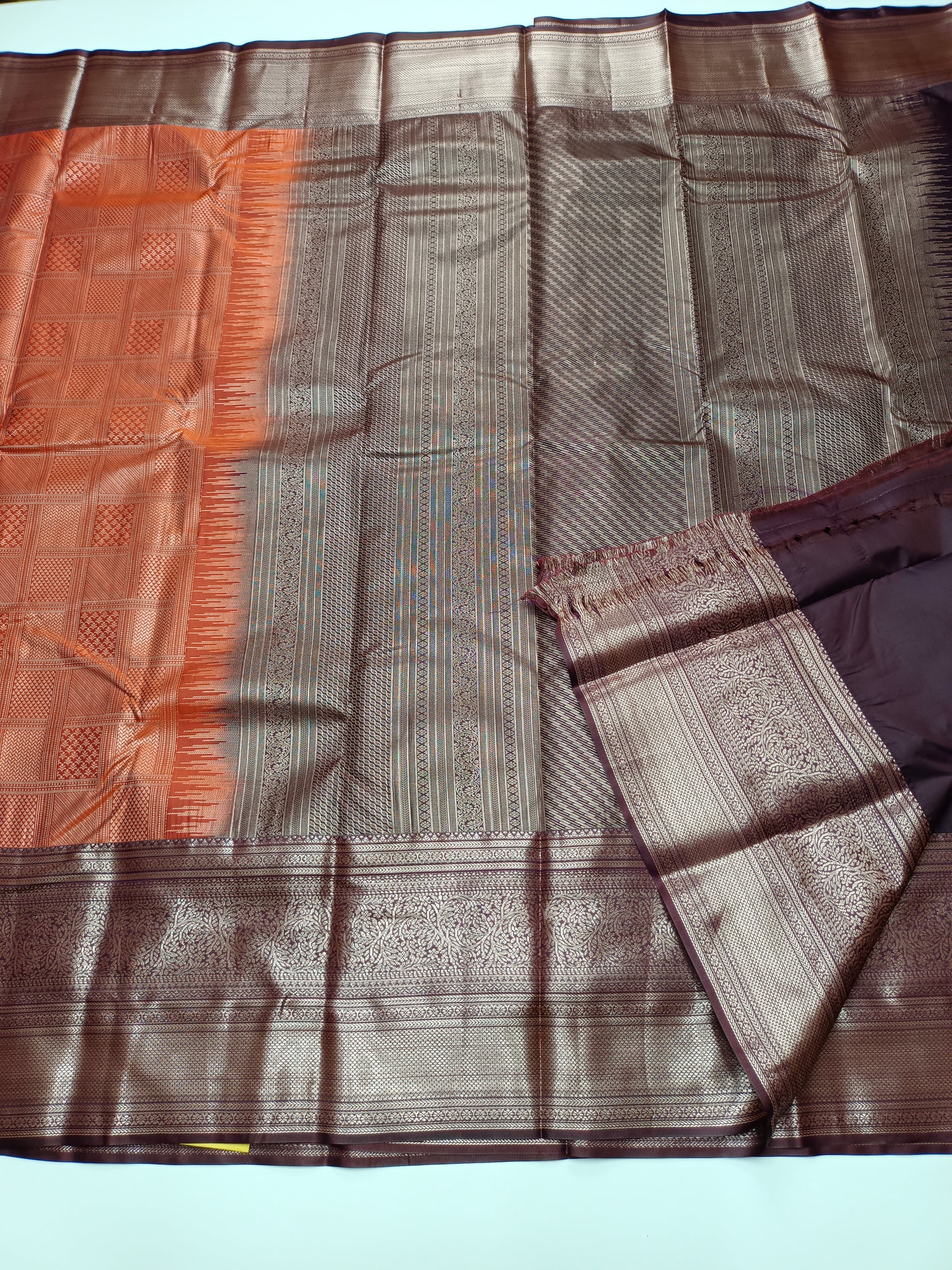 KANCHIPURAM SEMI SILK SAREE