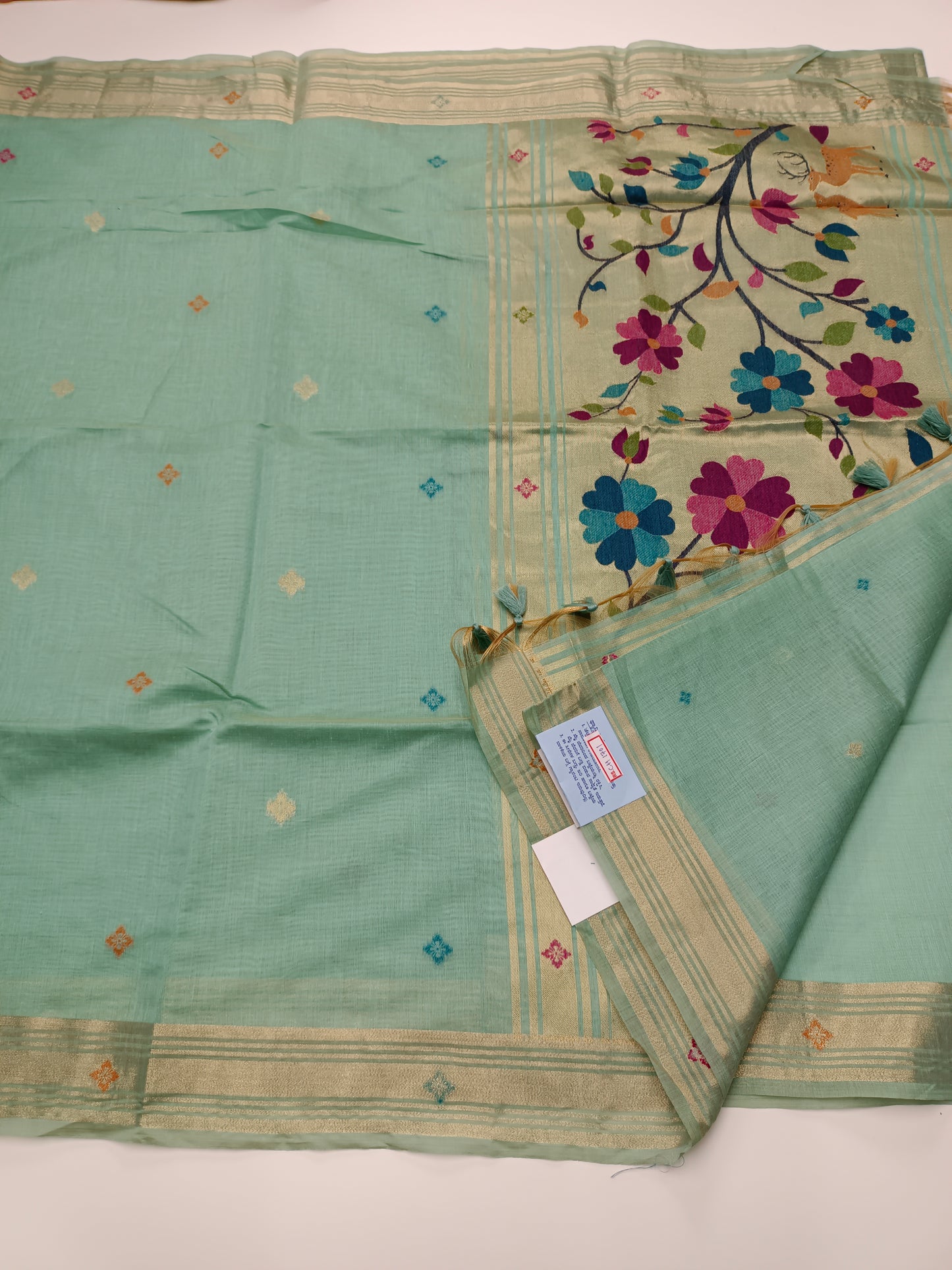 FANCY JAMDHANI COTTON SAREE
