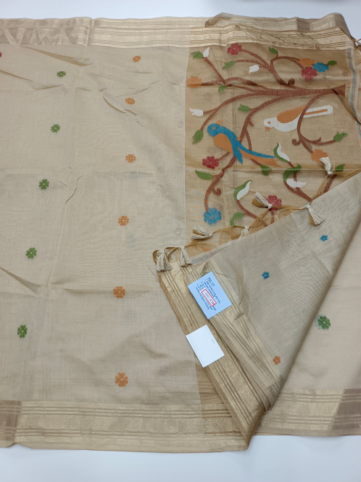 FANCY JAMDHANI COTTON SAREE