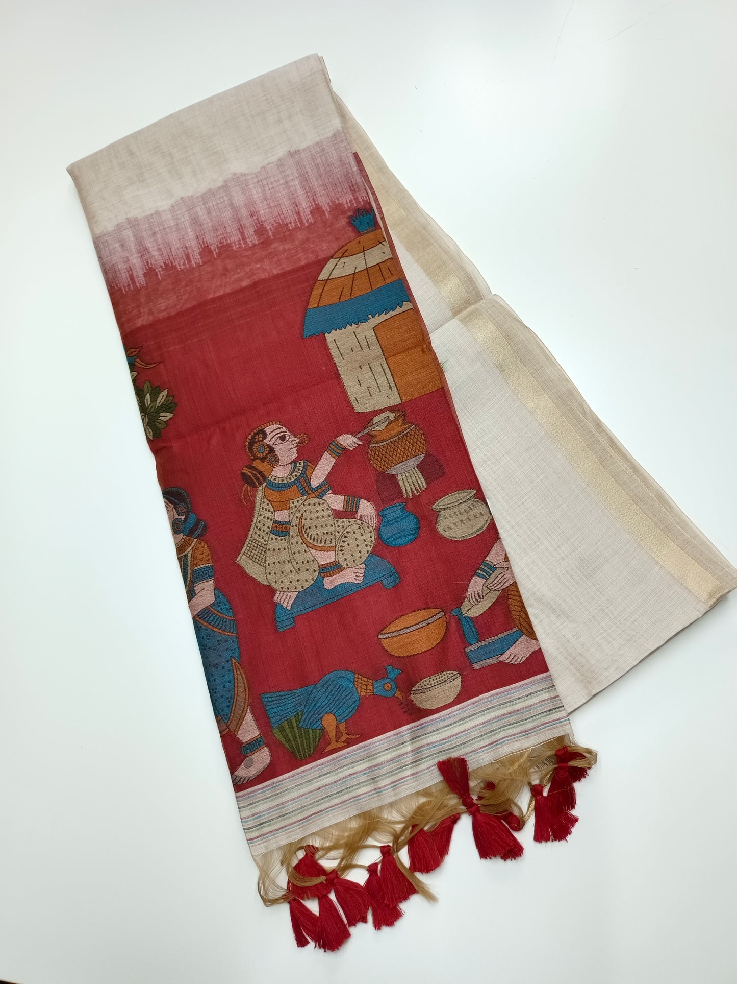 FANCY JAMDHANI COTTON SAREE