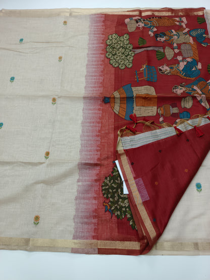 FANCY JAMDHANI COTTON SAREE