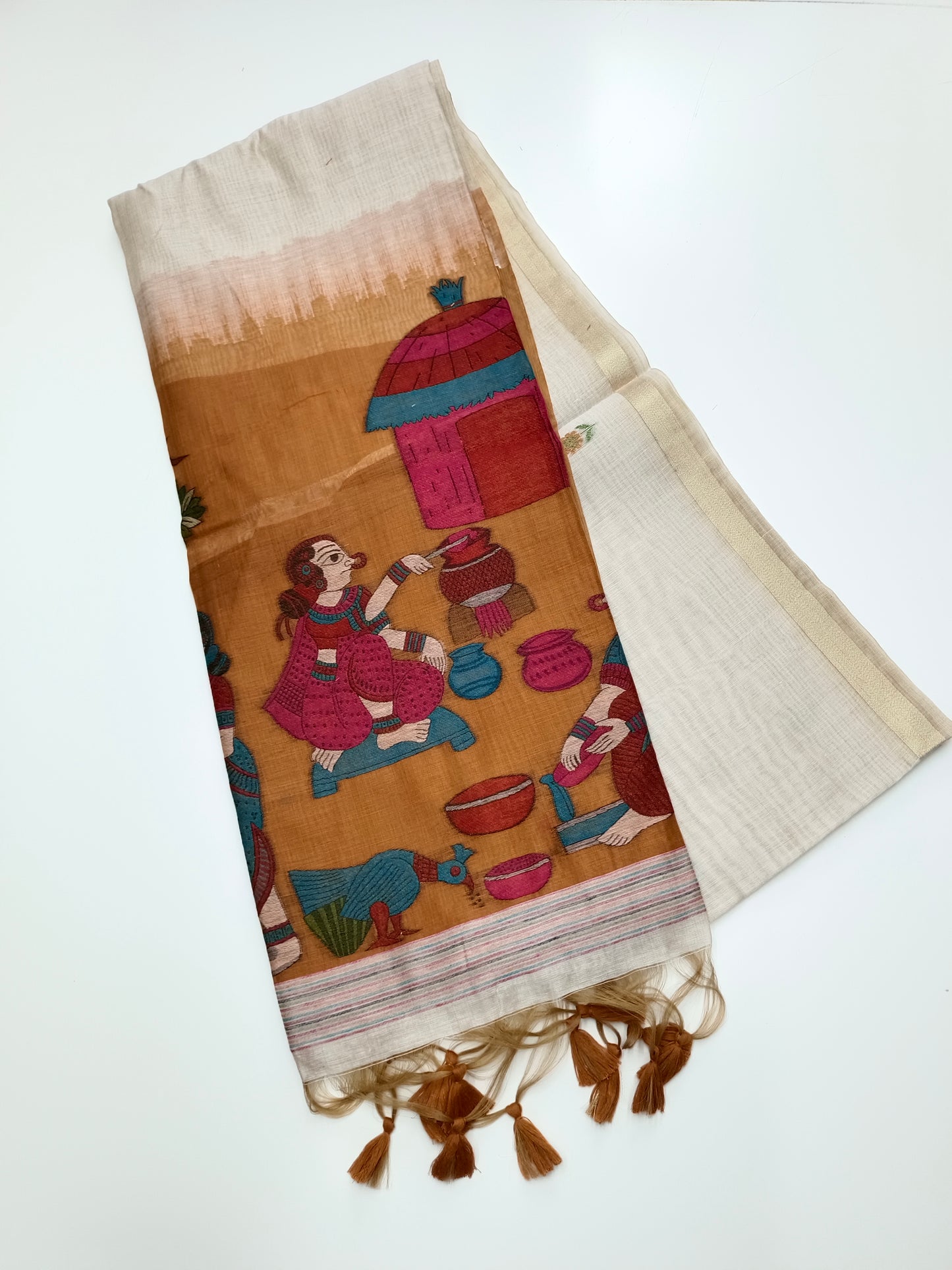 FANCY JAMDHANI COTTON SAREE