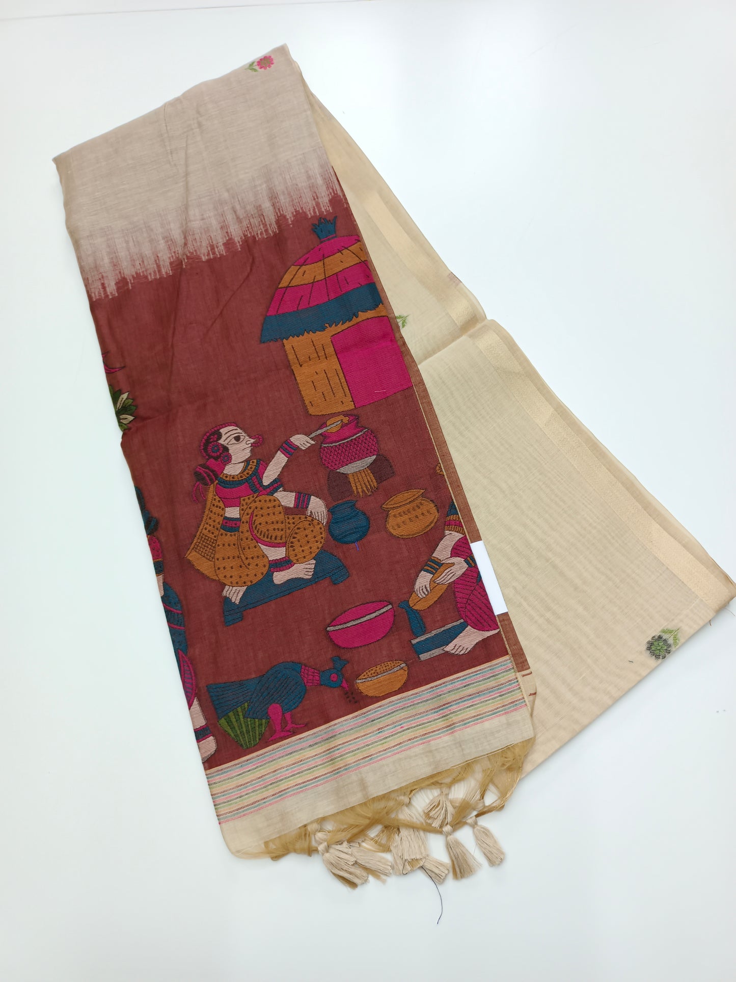 FANCY JAMDHANI COTTON SAREE
