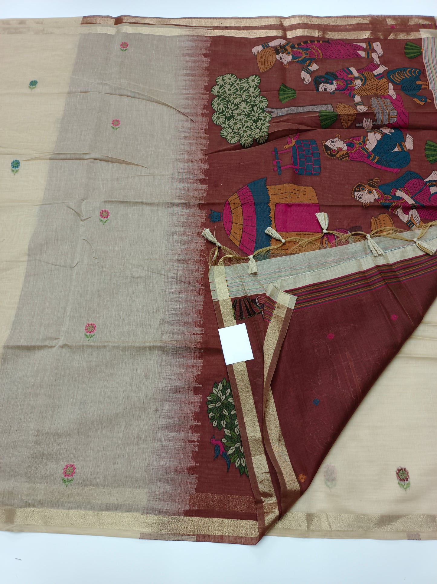 FANCY JAMDHANI COTTON SAREE