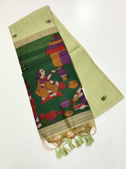 FANCY JAMDHANI COTTON SAREE