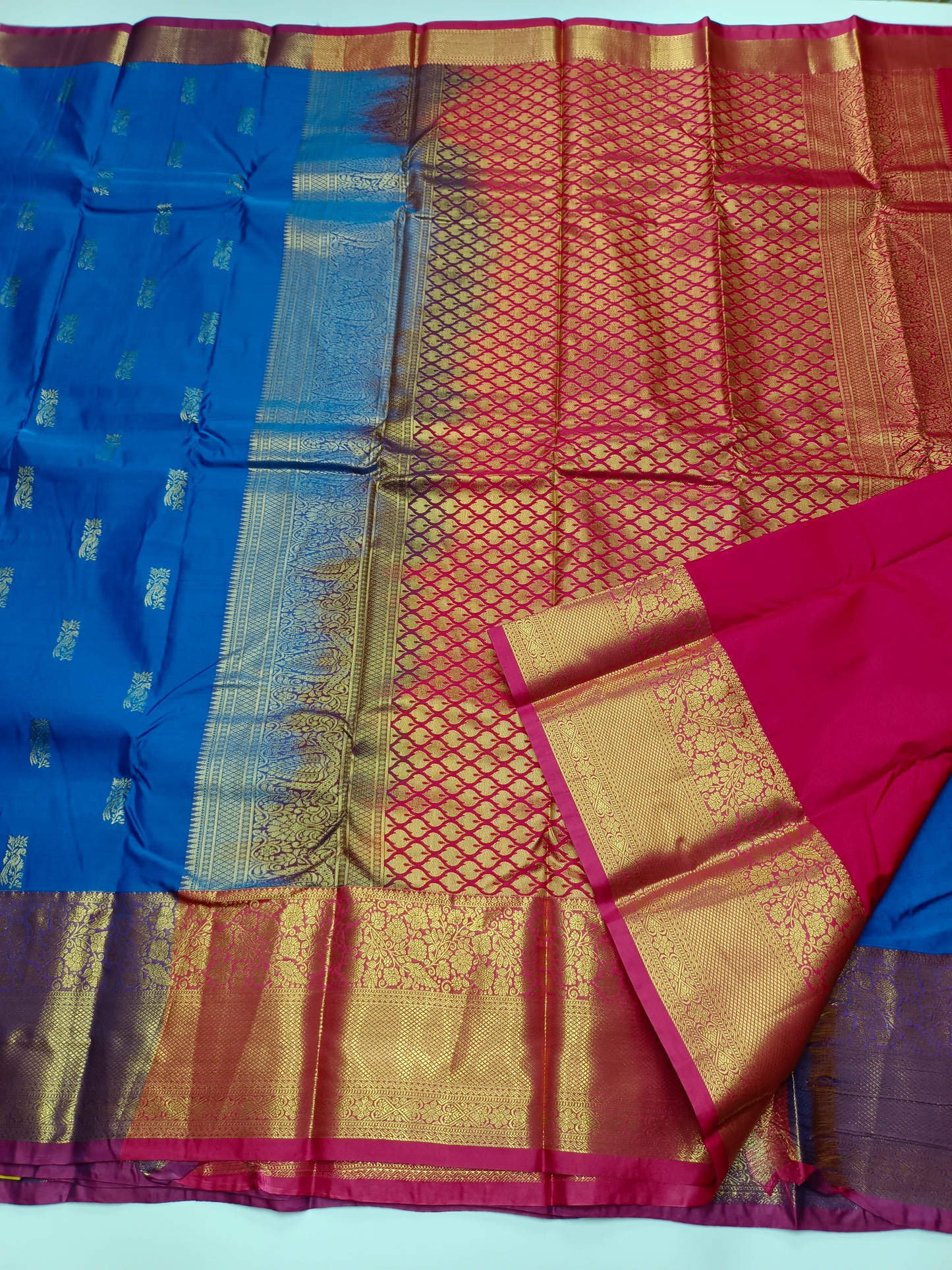 KANCHIPURAM SEMI SILK SAREE