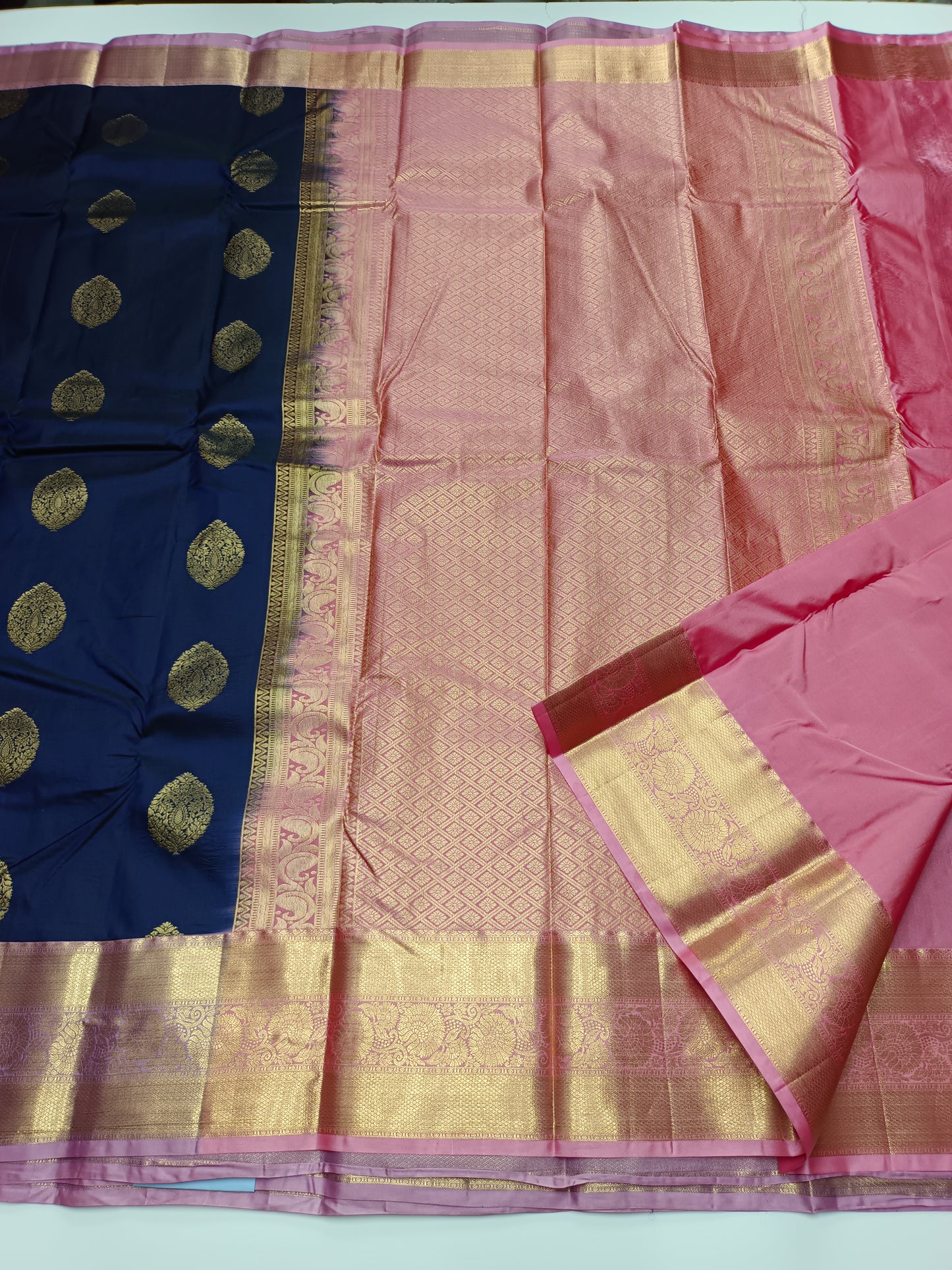 KANCHIPURAM SEMI SILK SAREE