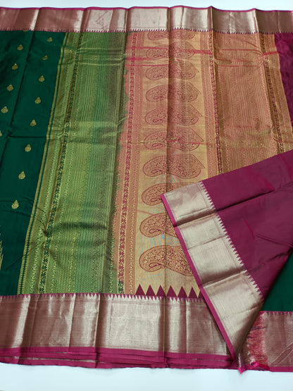 KANCHIPURAM SEMI SILK SAREE