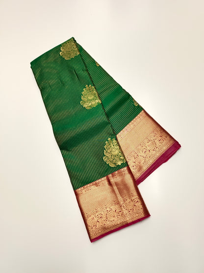 KANCHIPURAM SEMI SILK SAREE