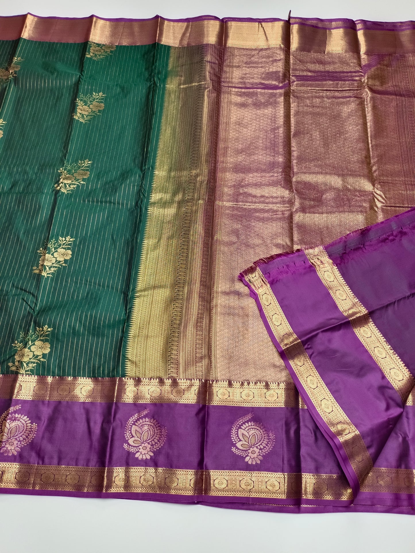 KANCHIPURAM SEMI SILK SAREE