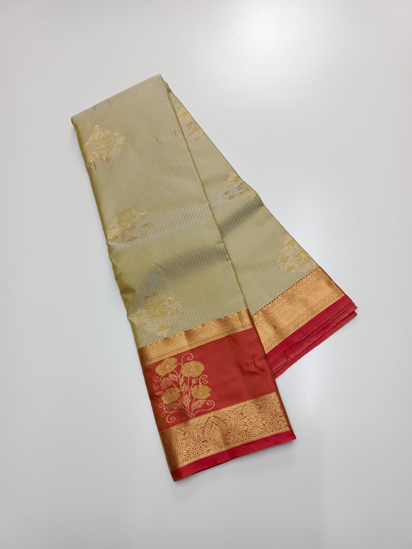 KANCHIPURAM SEMI SILK SAREE