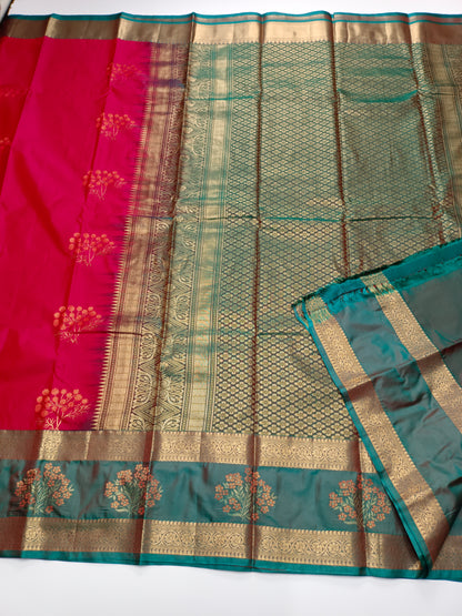 KANCHIPURAM SEMI SILK SAREE