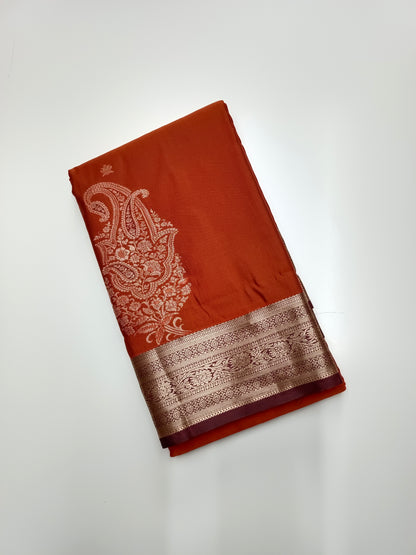 KANCHIPURAM SEMI SILK SAREE