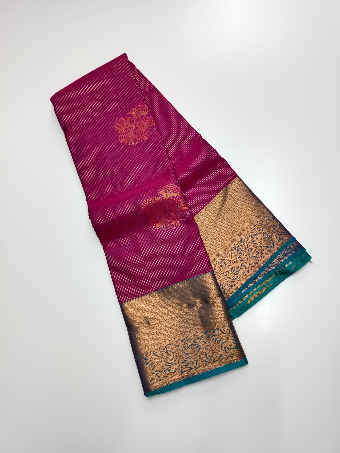 KANCHIPURAM SEMI SILK SAREE