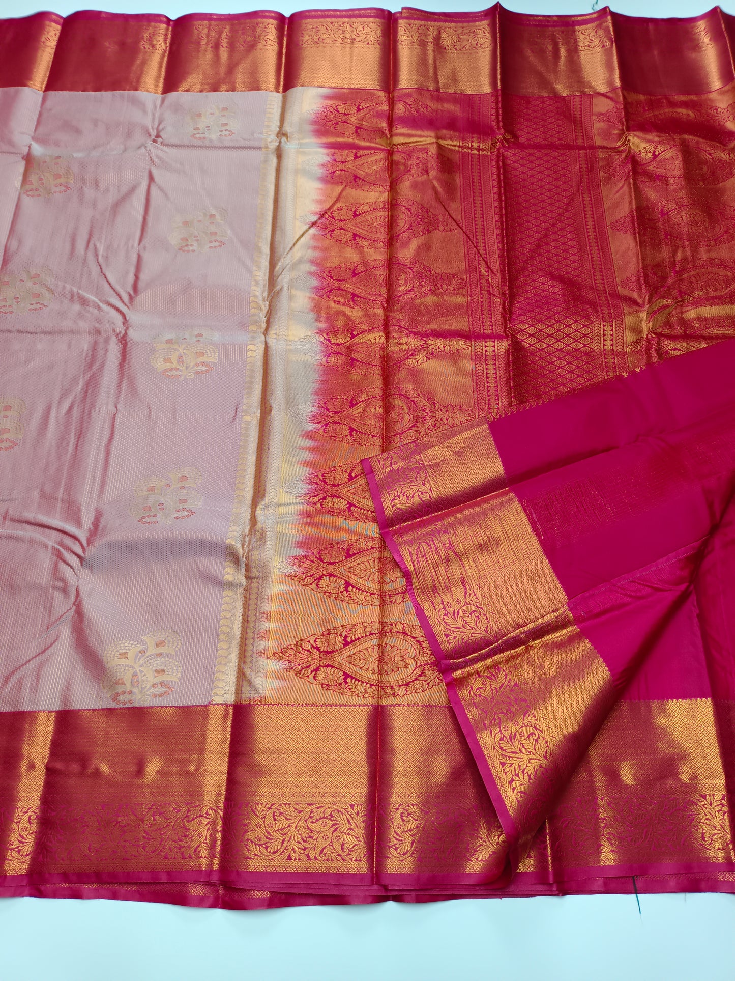 KANCHIPURAM SEMI SILK SAREE