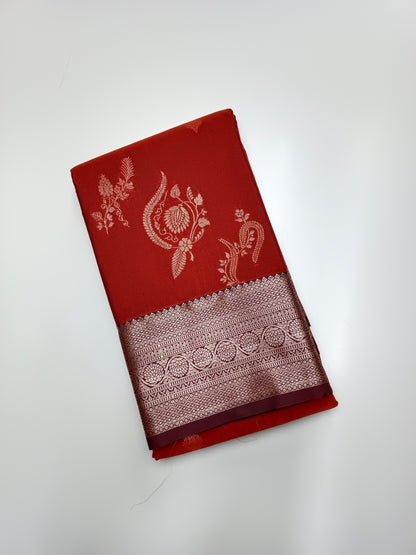 KANCHIPURAM SEMI SILK SAREE