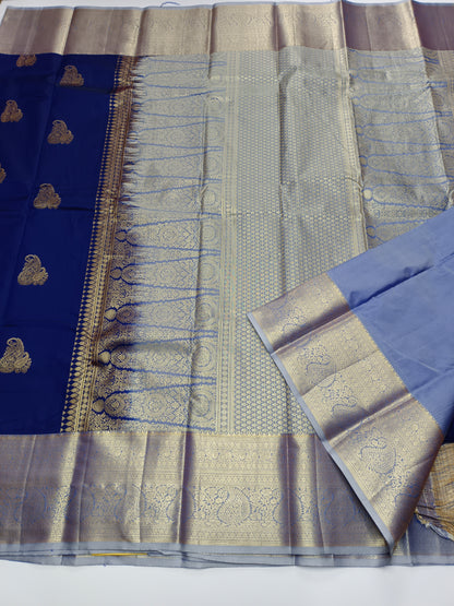 KANCHIPURAM SEMI SILK SAREE