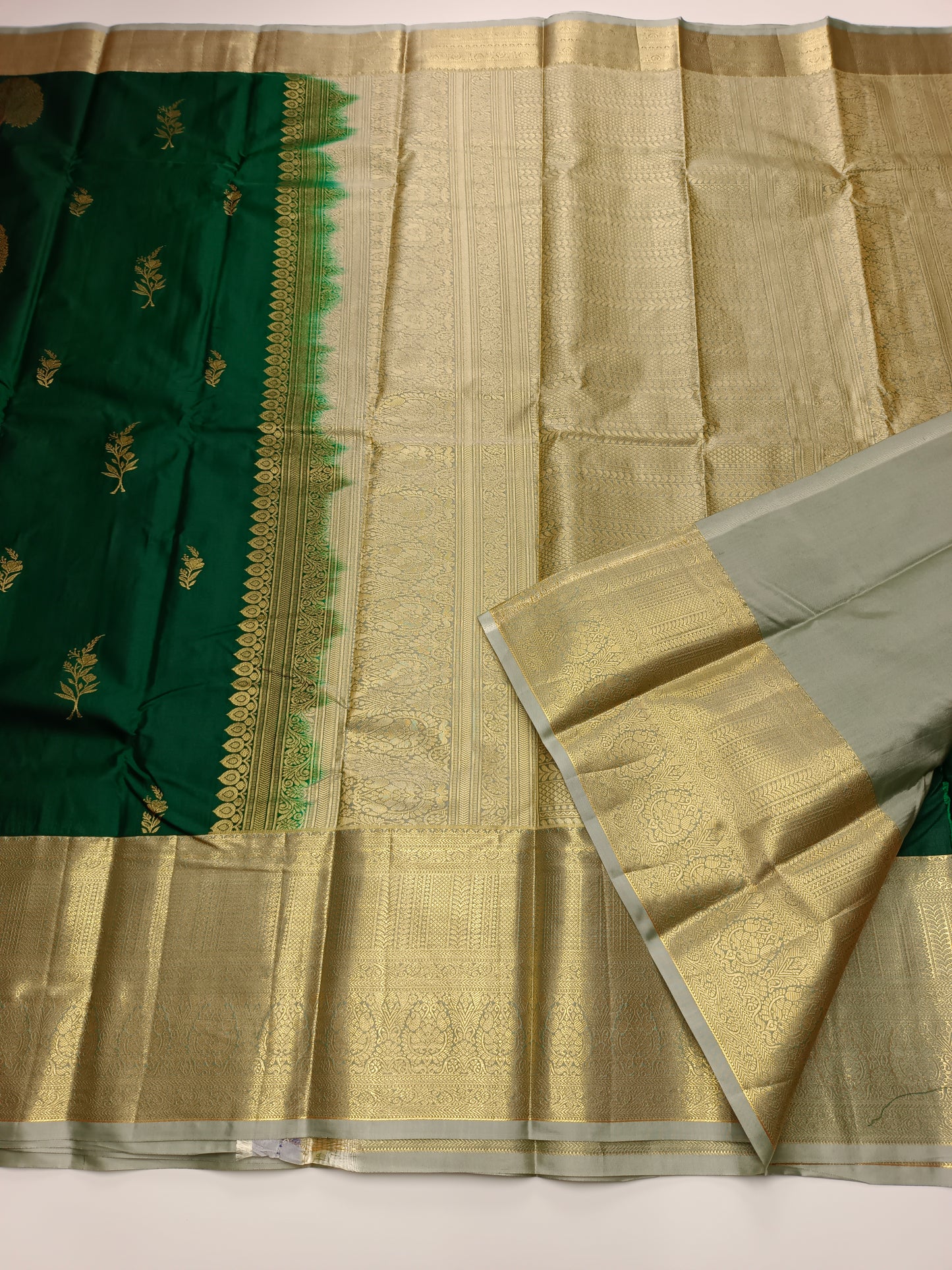 KANCHIPURAM SEMI SILK SAREE